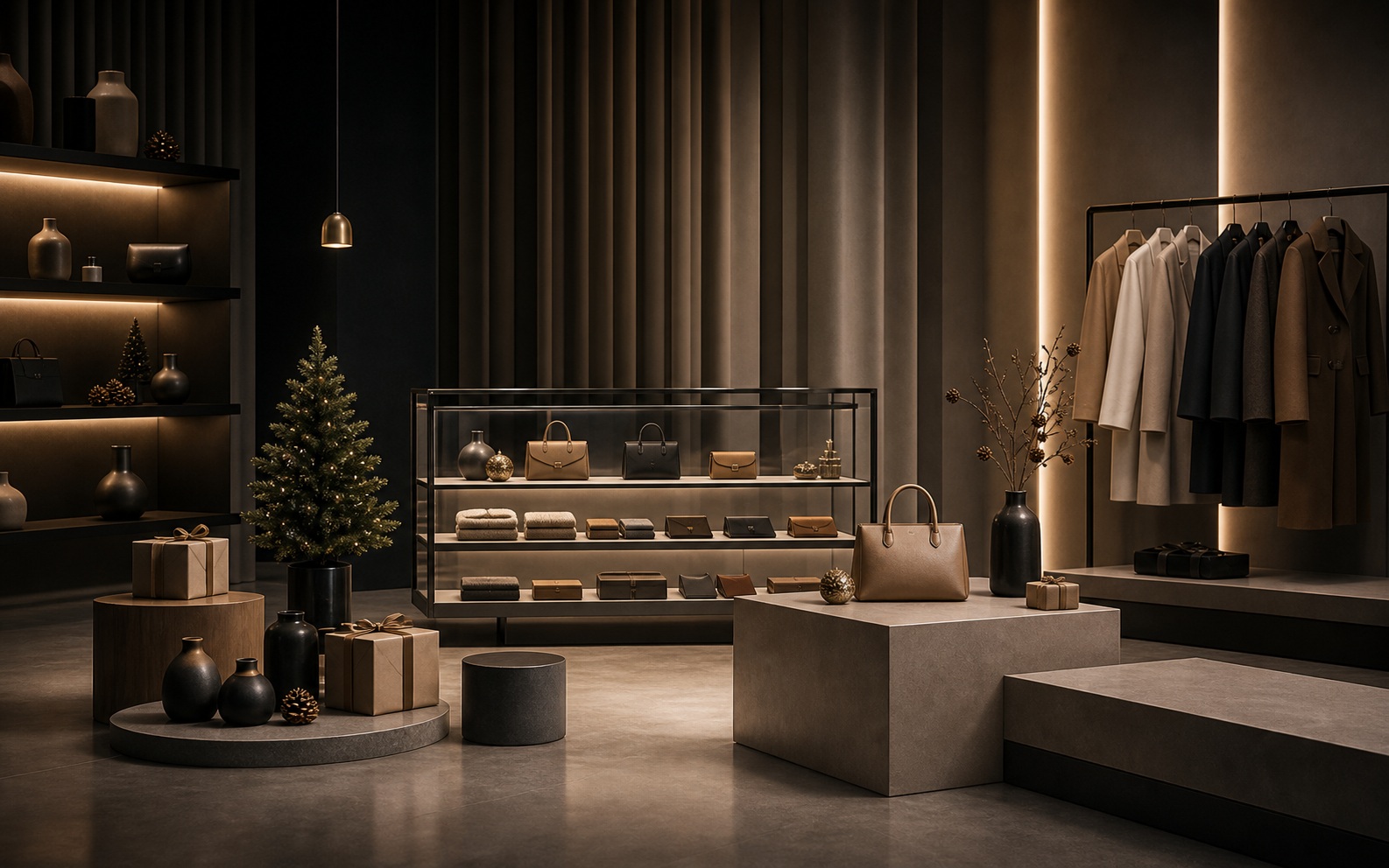 Ultra-premium editorial product scene for How Seasonal Storefronts Increase Sales and Customer Engagement