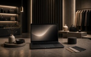 Ultra-premium editorial product scene for How to Design a Landing Page That Converts Visitors Into Customers