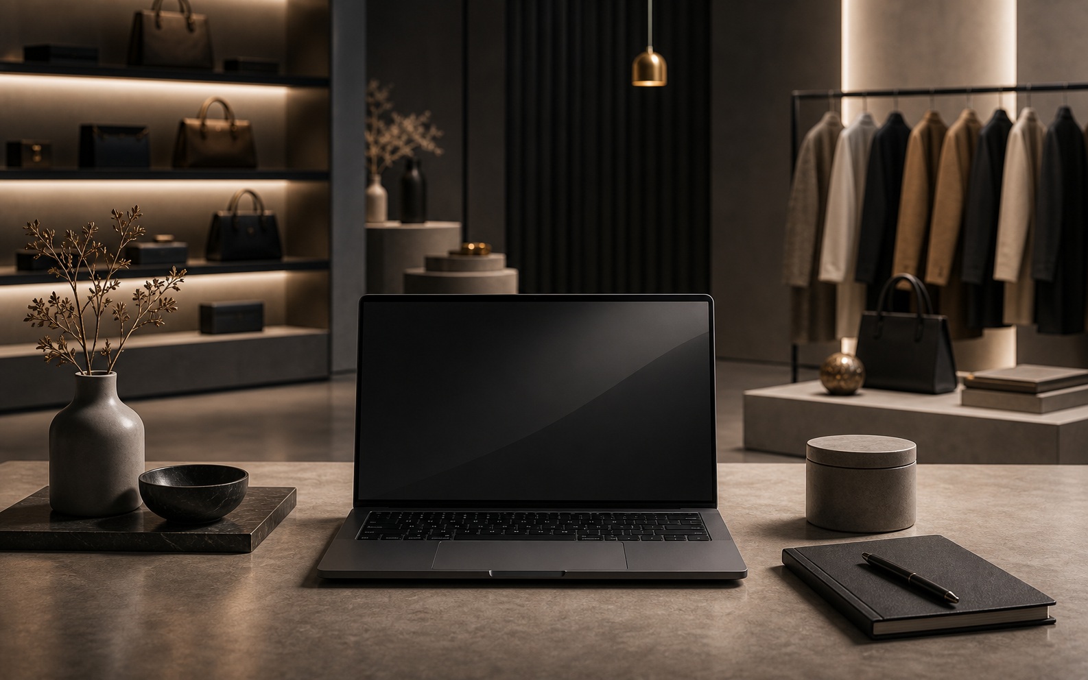 Ultra-premium editorial product scene for What Makes a Successful Online Store? Lessons From Real Case Studies